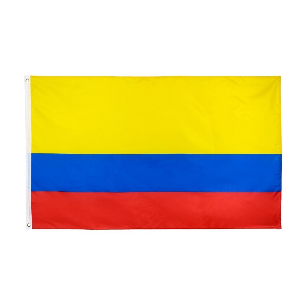 TORAKIPA Bandeira da Colombia C/ Anilhas Para Mastro Alta Qualidade Costurada Cores Vibrantes